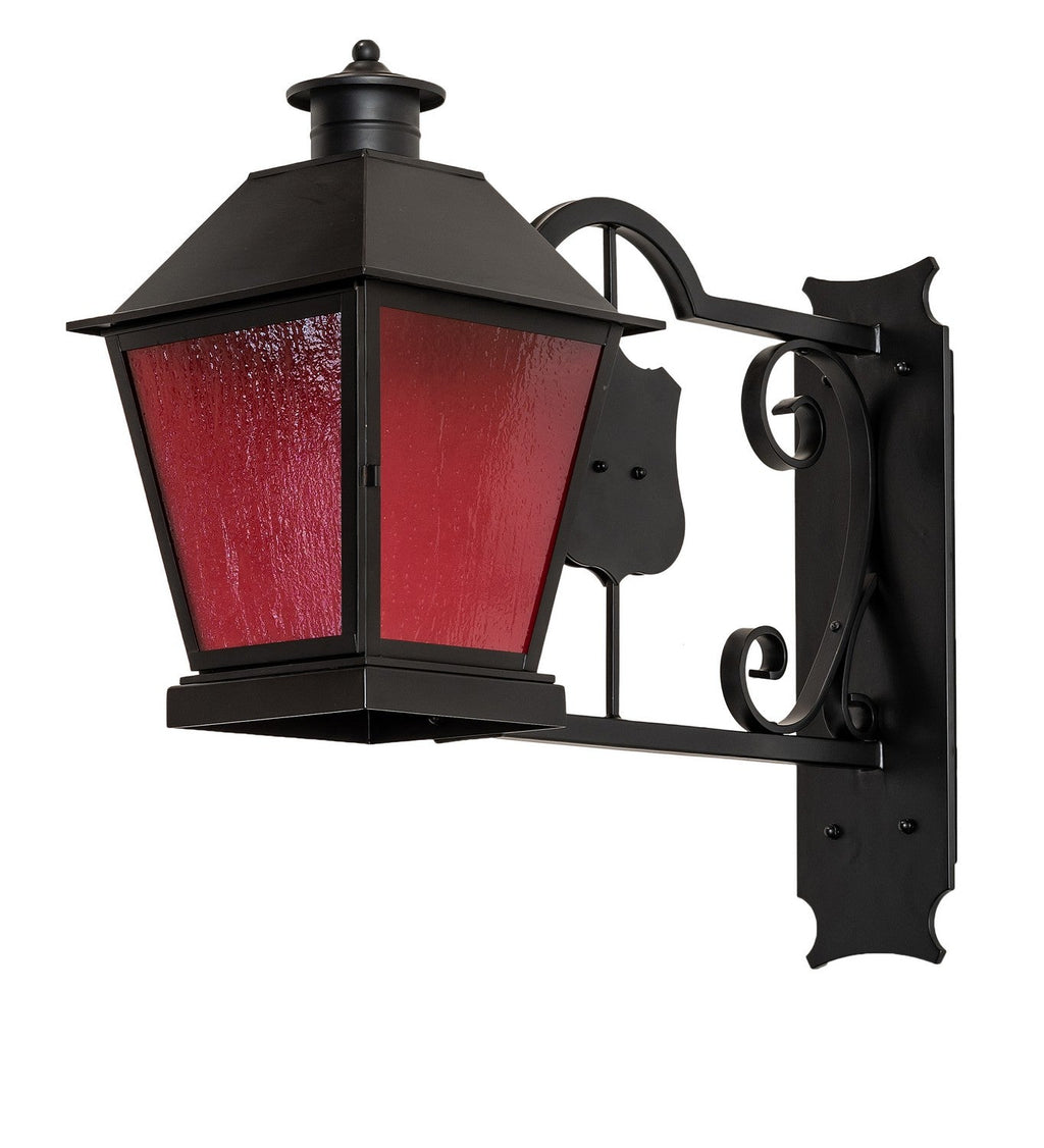 1-Light 22.00" Blackwash Wall Sconce detail view 2