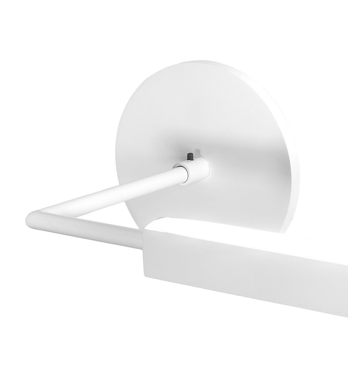 5.00" Gloss White LED Wall Sconce detail view 3