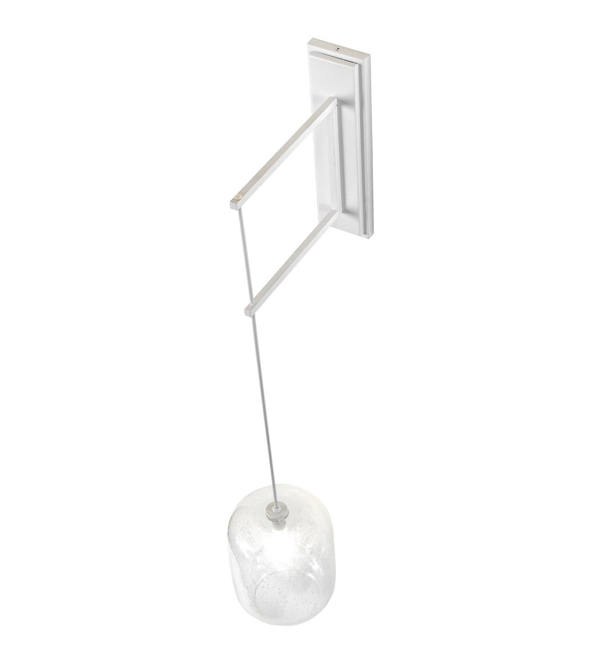 1-Light 42.00" Gloss White LED Wall Sconce detail view 3