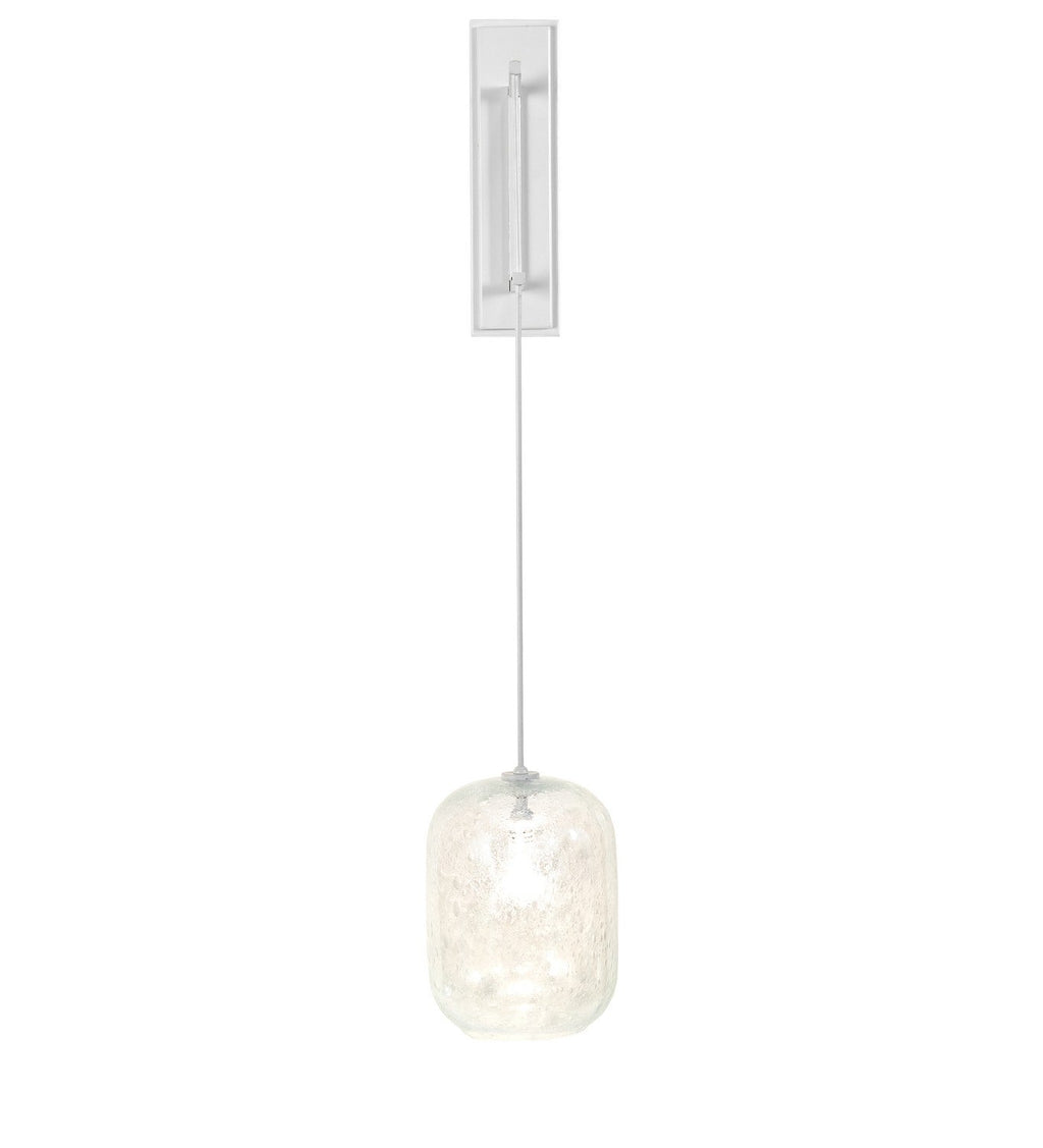 1-Light 42.00" Gloss White LED Wall Sconce detail view 4
