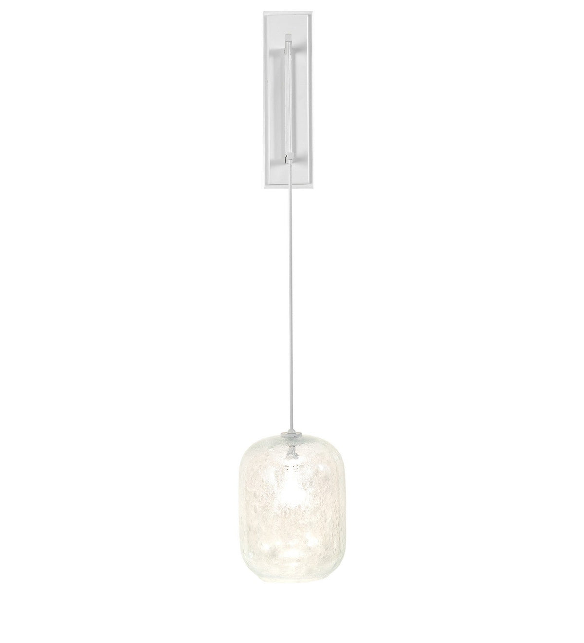 1-Light 42.00" Gloss White LED Wall Sconce detail view 4