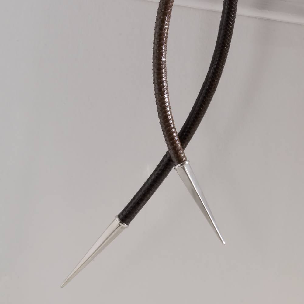 Large Contemporary Italian Leather Wall Light, Bedroom Wall Sconce, detail 4
