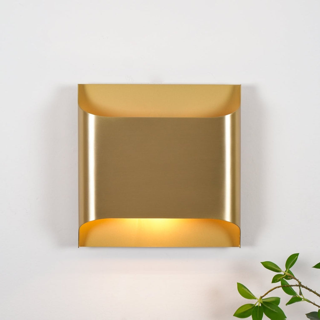 Leclerc Polished Brass Wall Light, Hardwired Wall Sconce, detail 10