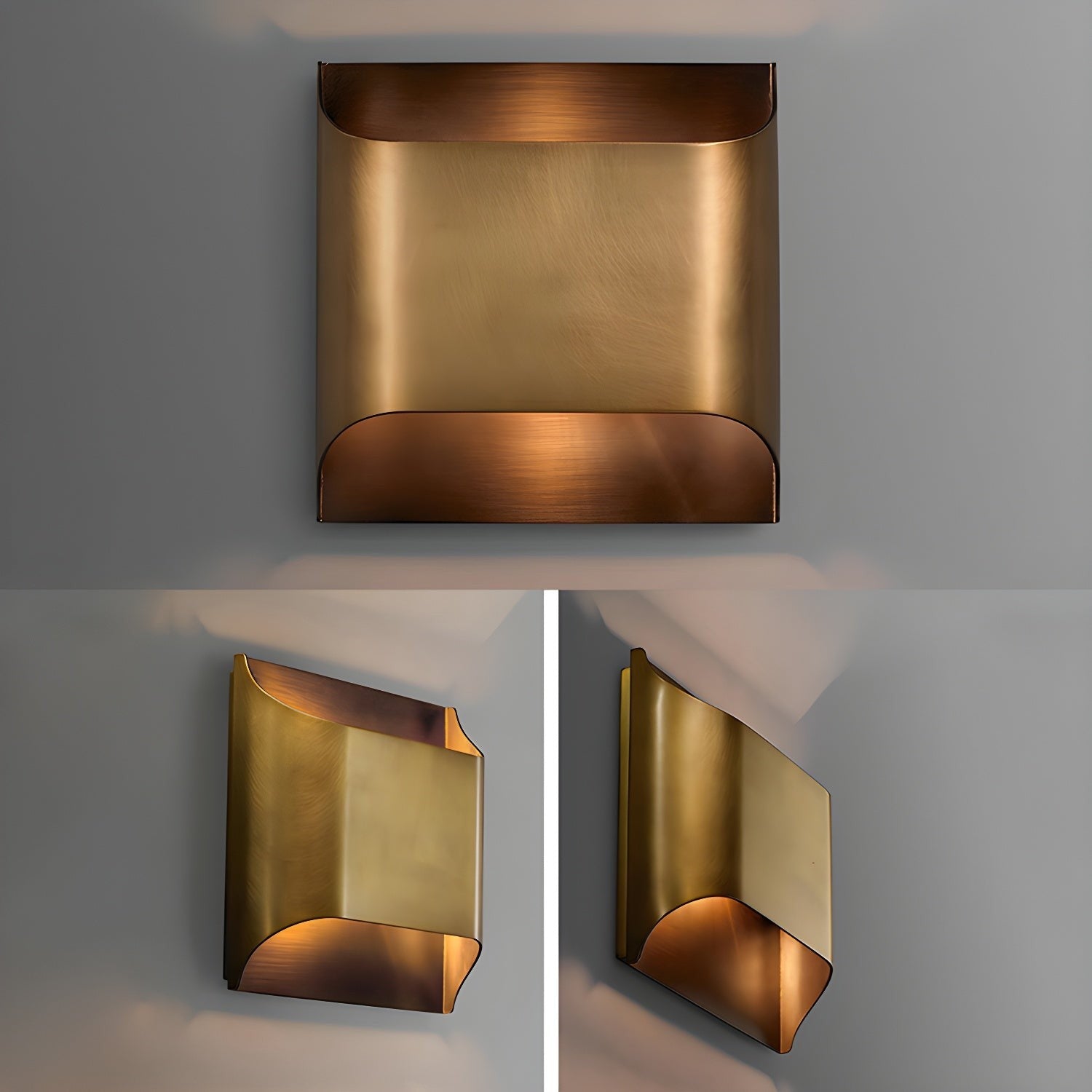 Leclerc Polished Brass Wall Light, Hardwired Wall Sconce, detail 12