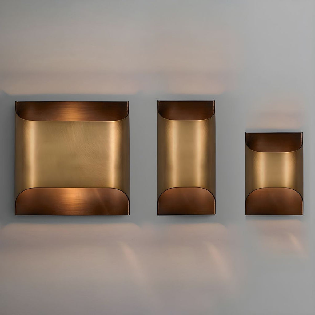 Leclerc Polished Brass Wall Light, Hardwired Wall Sconce, detail 13