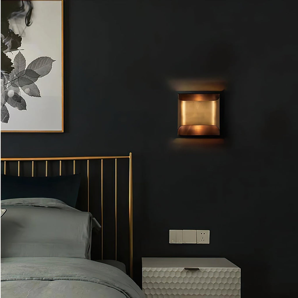 Leclerc Polished Brass Wall Light, Hardwired Wall Sconce, detail 16