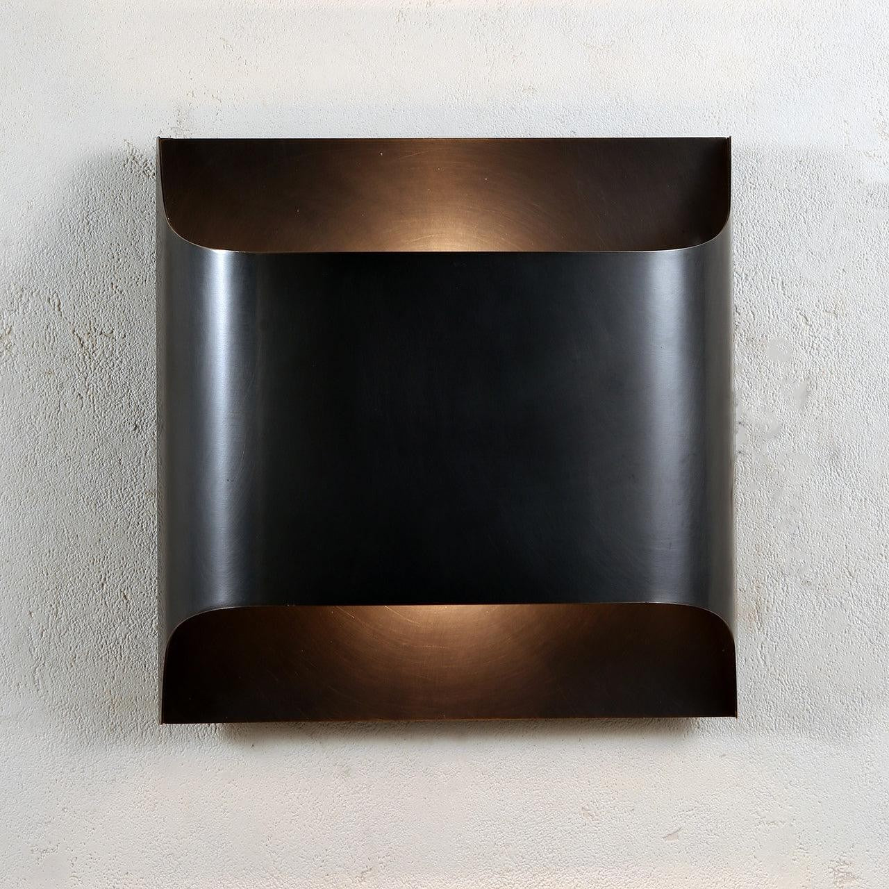 Leclerc Polished Brass Wall Light, Hardwired Wall Sconce, detail 2