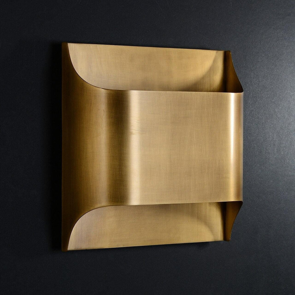 Leclerc Polished Brass Wall Light, Hardwired Wall Sconce, detail 53