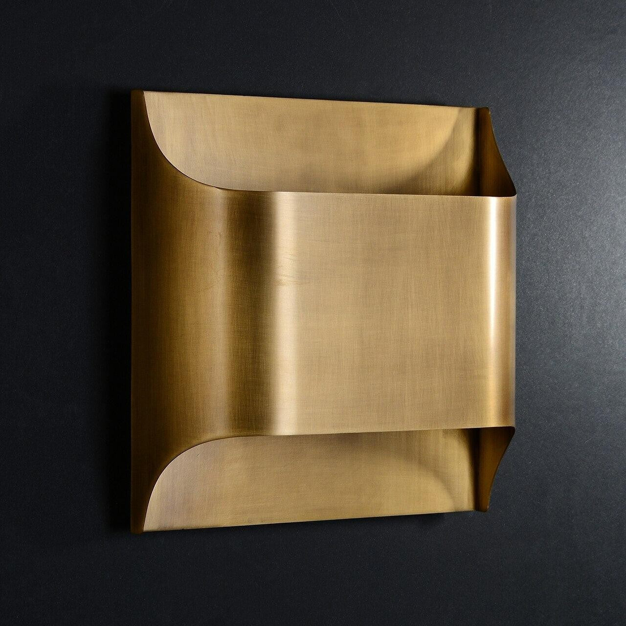 Leclerc Polished Brass Wall Light, Hardwired Wall Sconce, detail 53