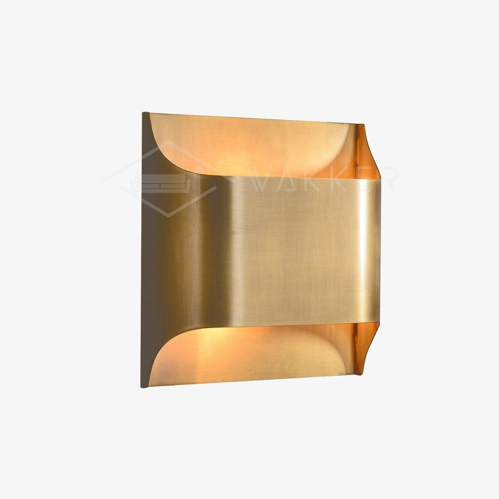 Leclerc Polished Brass Wall Light, Hardwired Wall Sconce, detail 60