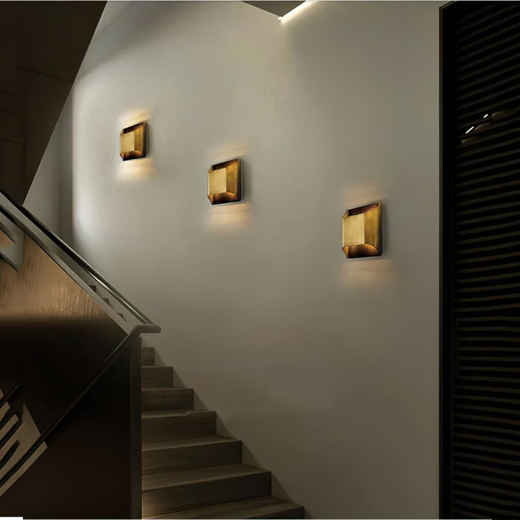 Leclerc Polished Brass Wall Light, Hardwired Wall Sconce, detail 63