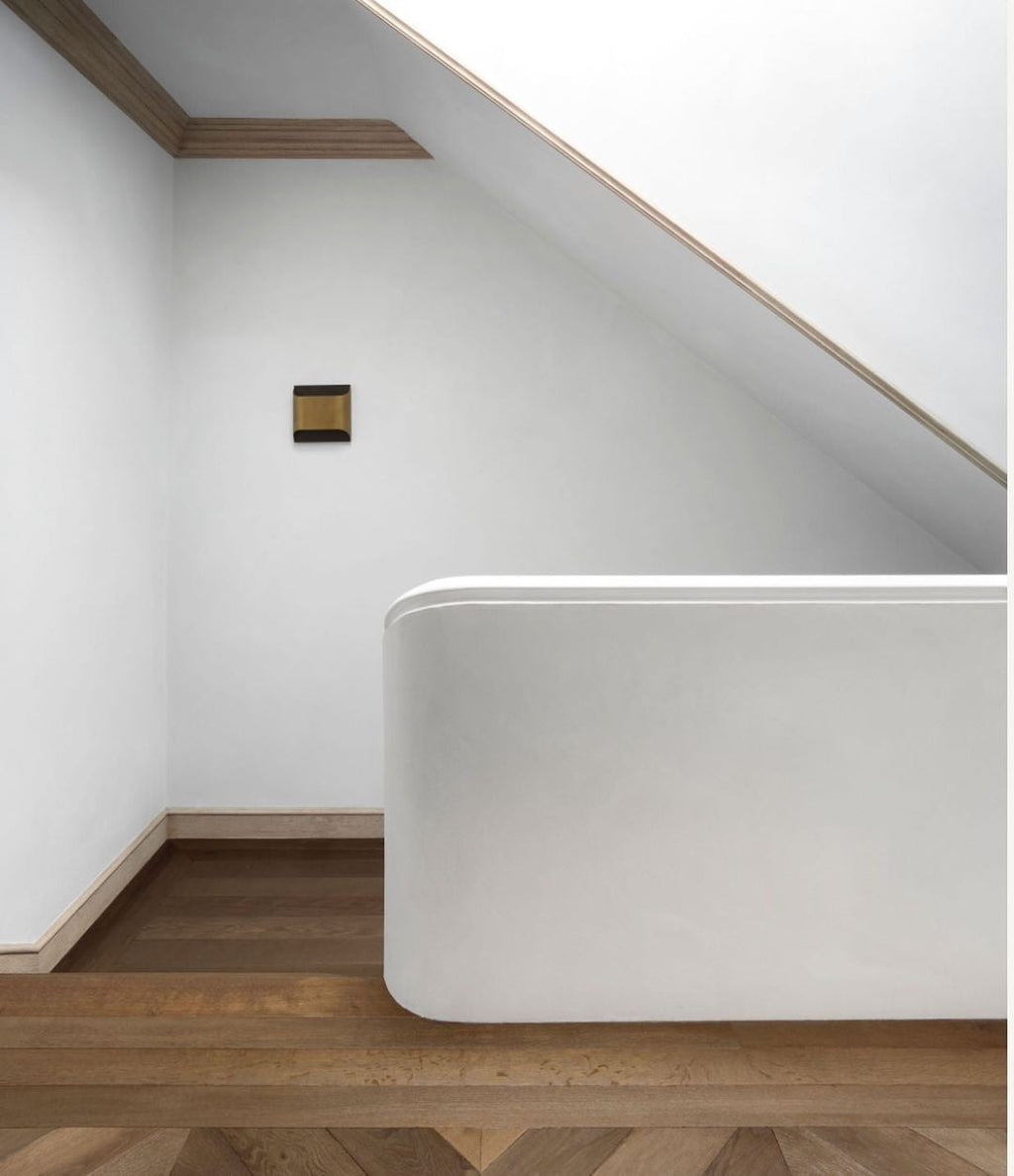 Leclerc Polished Brass Wall Light, Hardwired Wall Sconce, detail 69