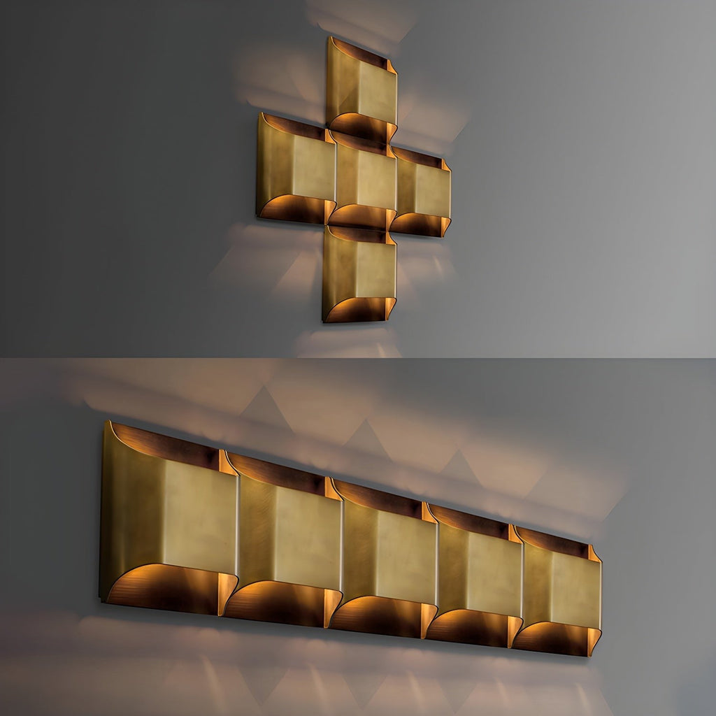 Leclerc Polished Brass Wall Light, Hardwired Wall Sconce, detail 77
