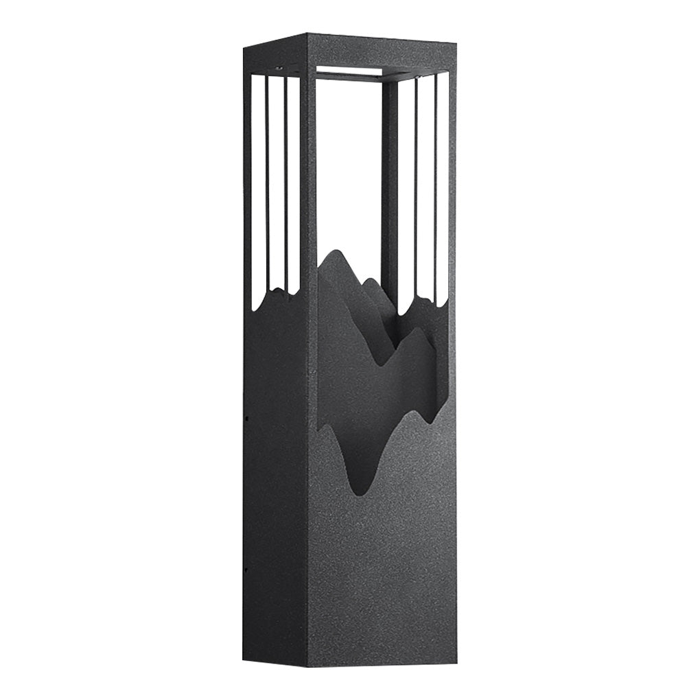 Mountain Scenery LED up Down Lighting Waterproof Solar Wall Light Porch Lights, Outdoor Wall Light, detail 19