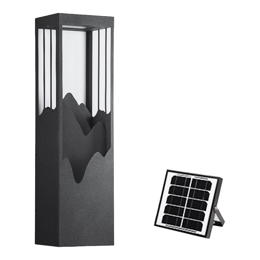 Mountain Scenery LED up Down Lighting Waterproof Solar Wall Light Porch Lights, Outdoor Wall Light, detail 20