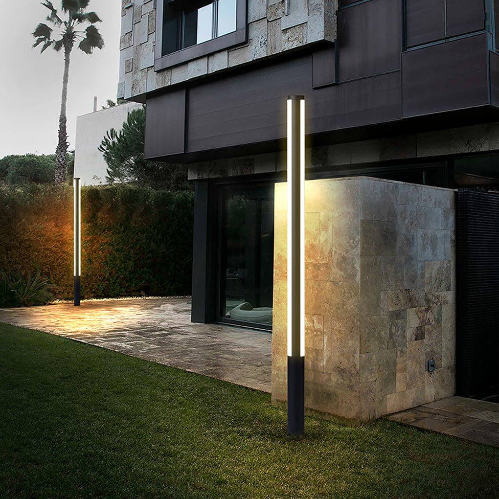 LED Pole Landscape Lighting Decorative Column Light Waterproof for Exterior Courtyard, Outdoor Wall Light, detail 2