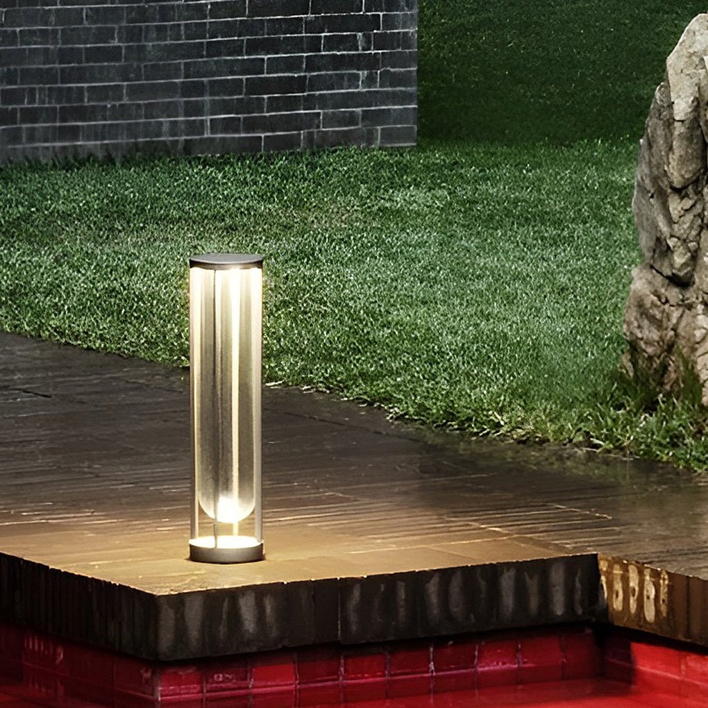 LED Waterproof Exterior Post Lights Garden Lights Outside Lights Landscape Lighting, Outdoor Wall Light, Aluminum, 16"