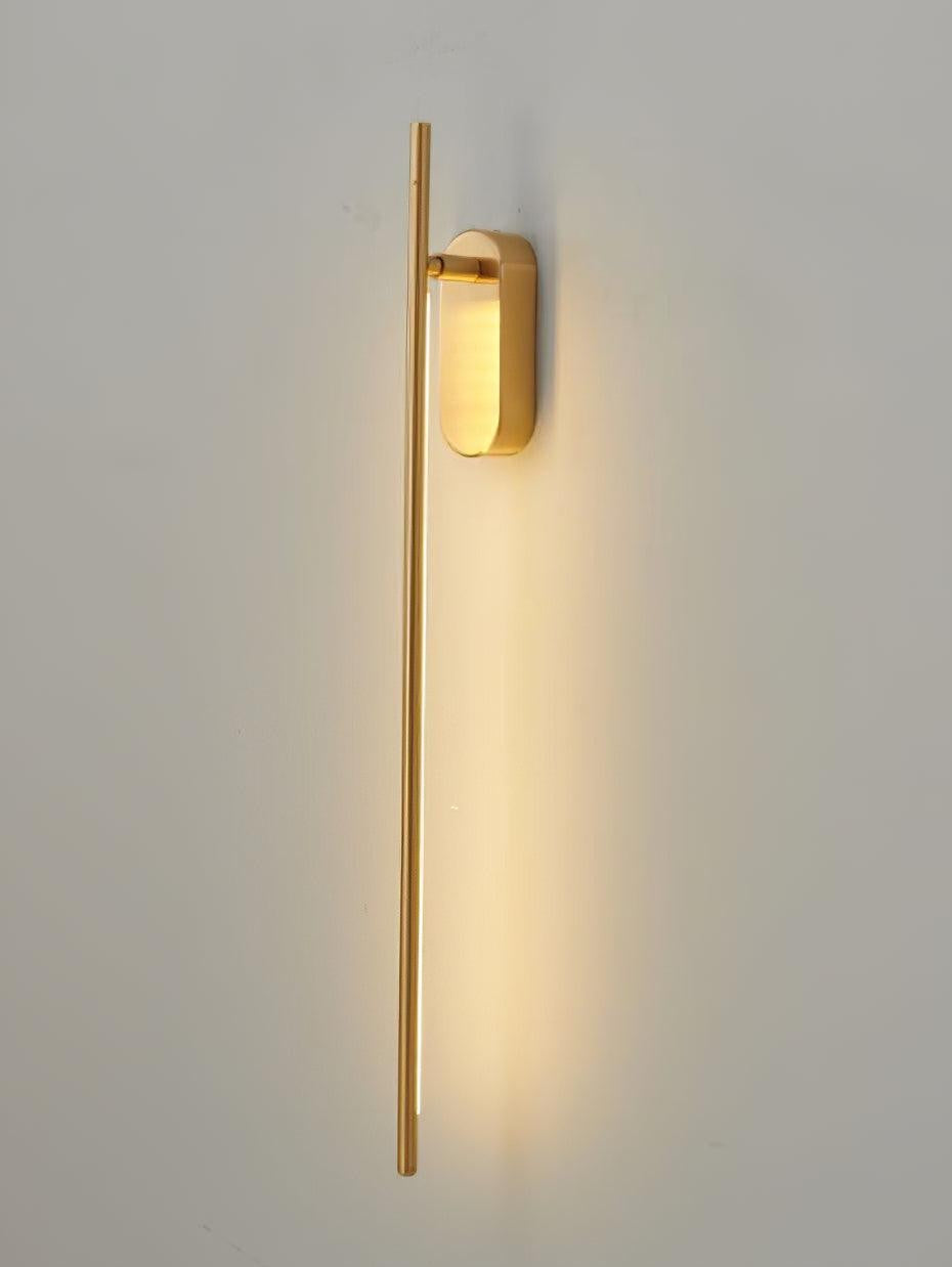Linear Brass Wall Light, Bedroom Wall Sconce, detail 37