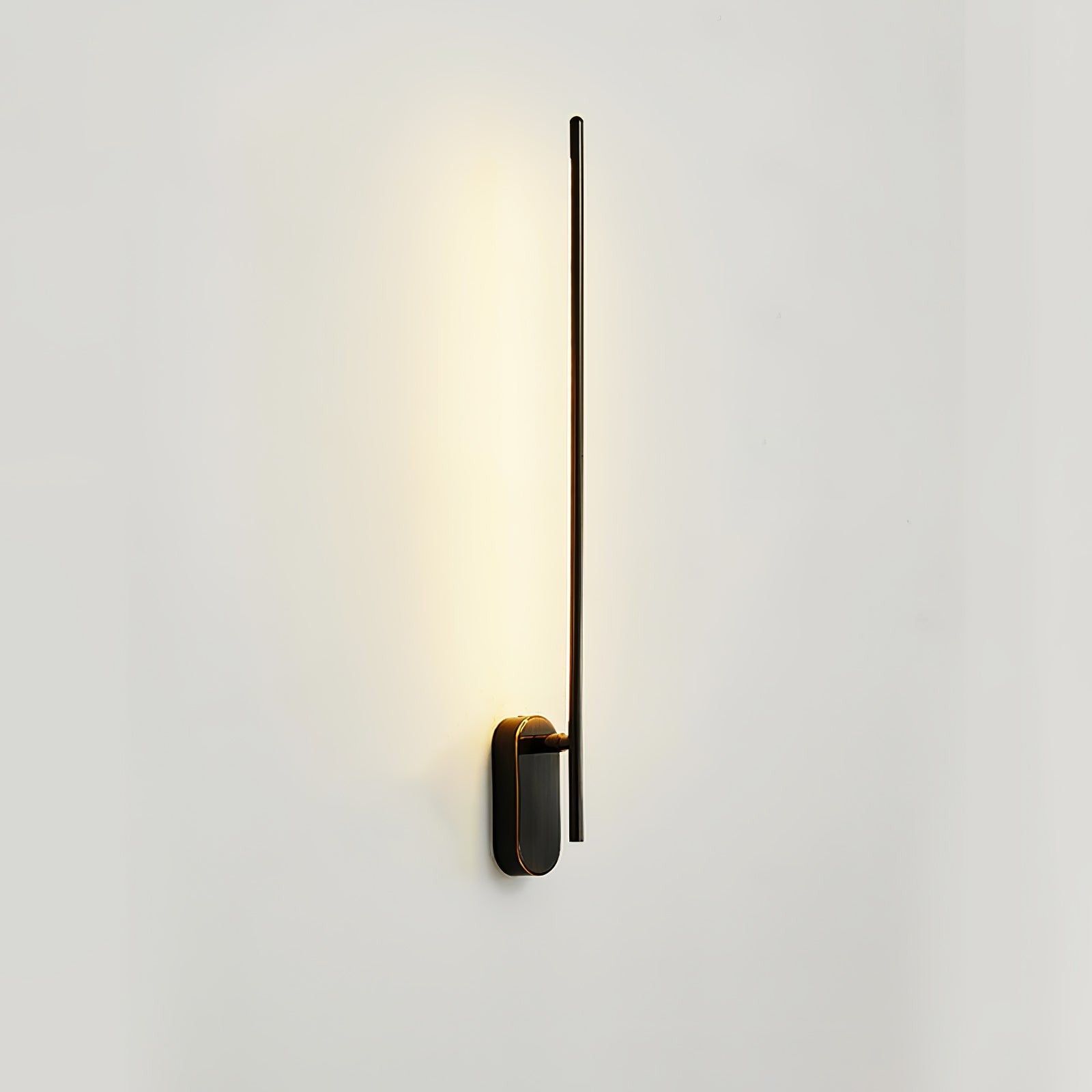Linear Brass Wall Light, Bedroom Wall Sconce, detail 3