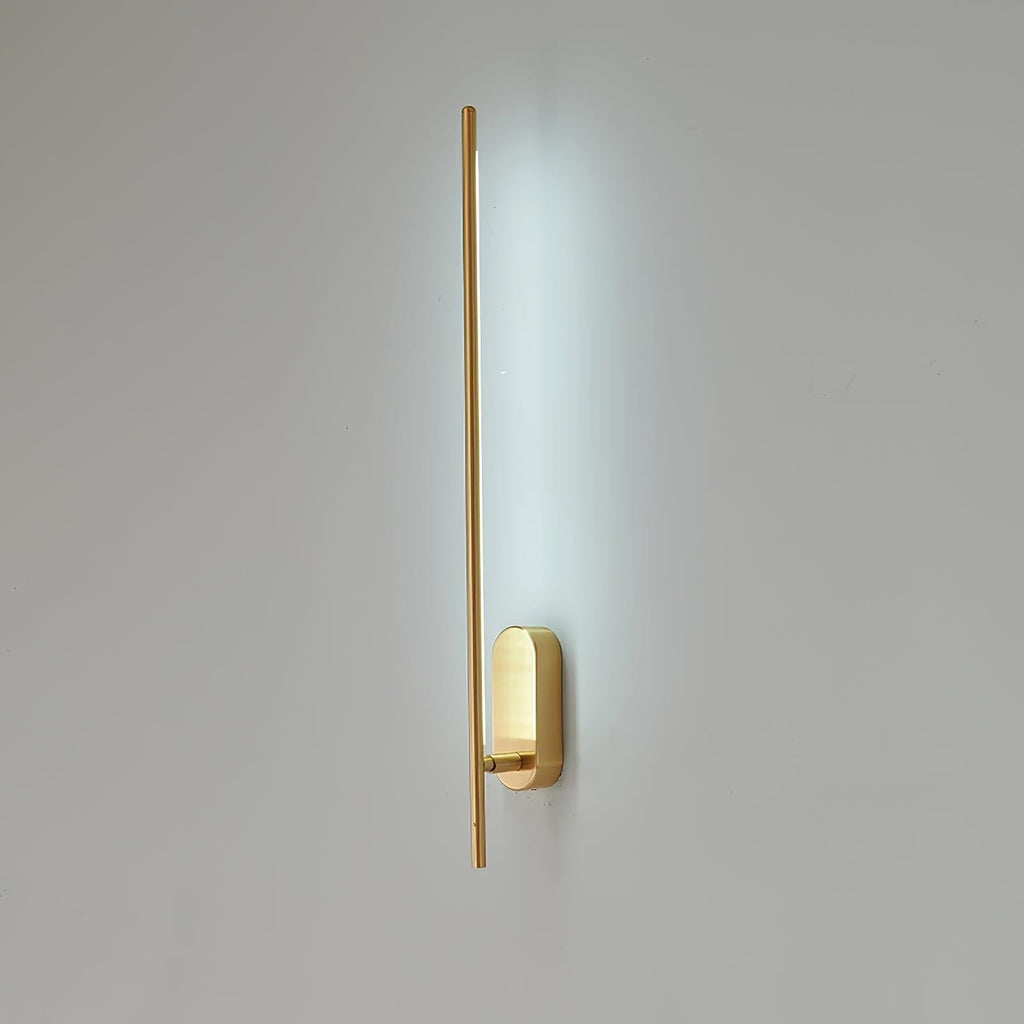Linear Brass Wall Light, Bedroom Wall Sconce, detail 41