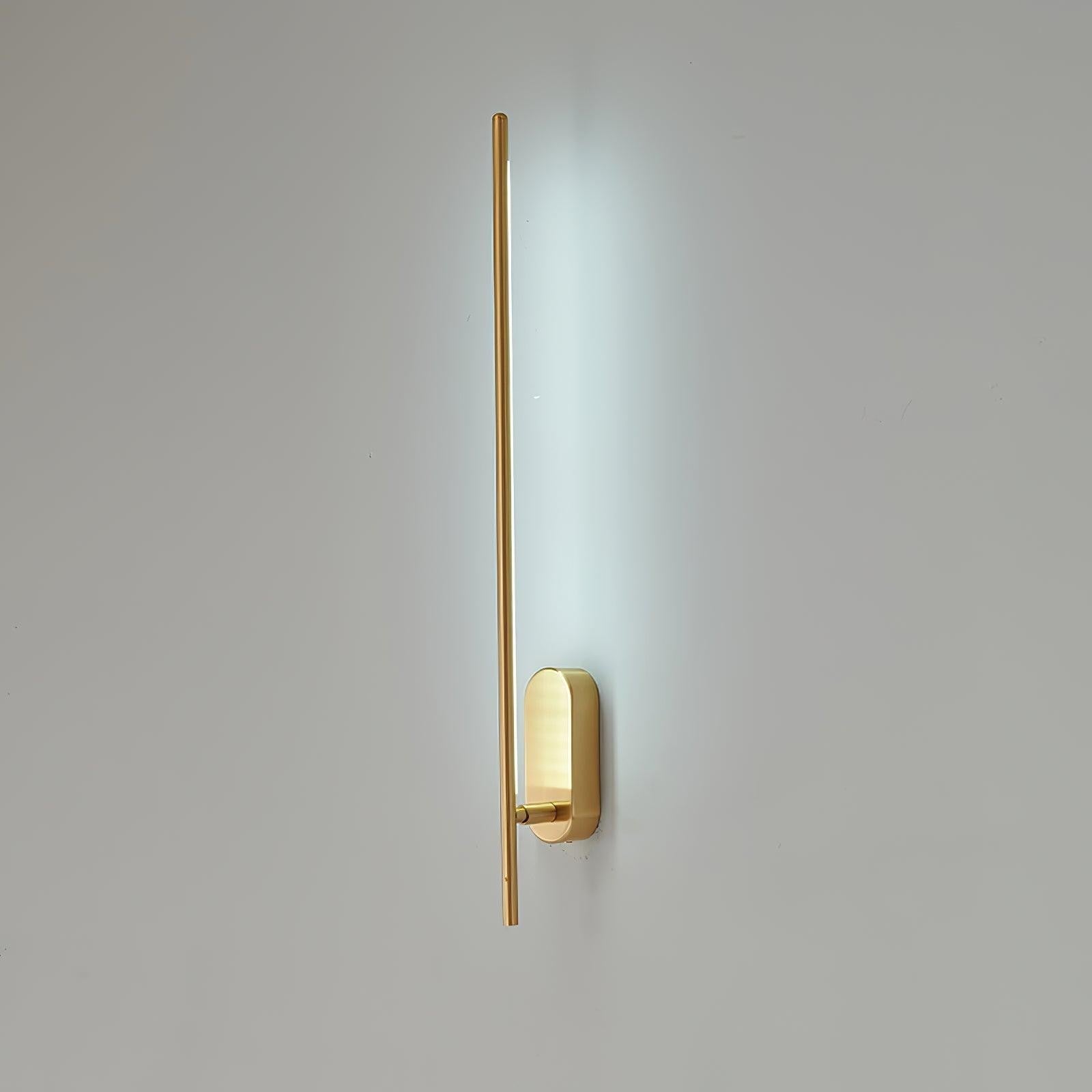 Linear Brass Wall Light, Bedroom Wall Sconce, detail 41