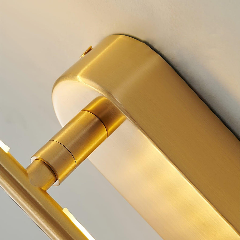 Linear Brass Wall Light, Bedroom Wall Sconce, detail 44