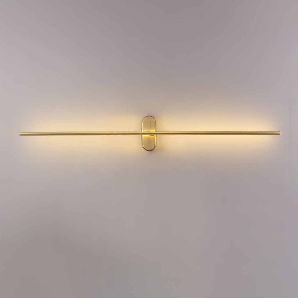 Linear Brass Wall Light, Bedroom Wall Sconce, detail 47