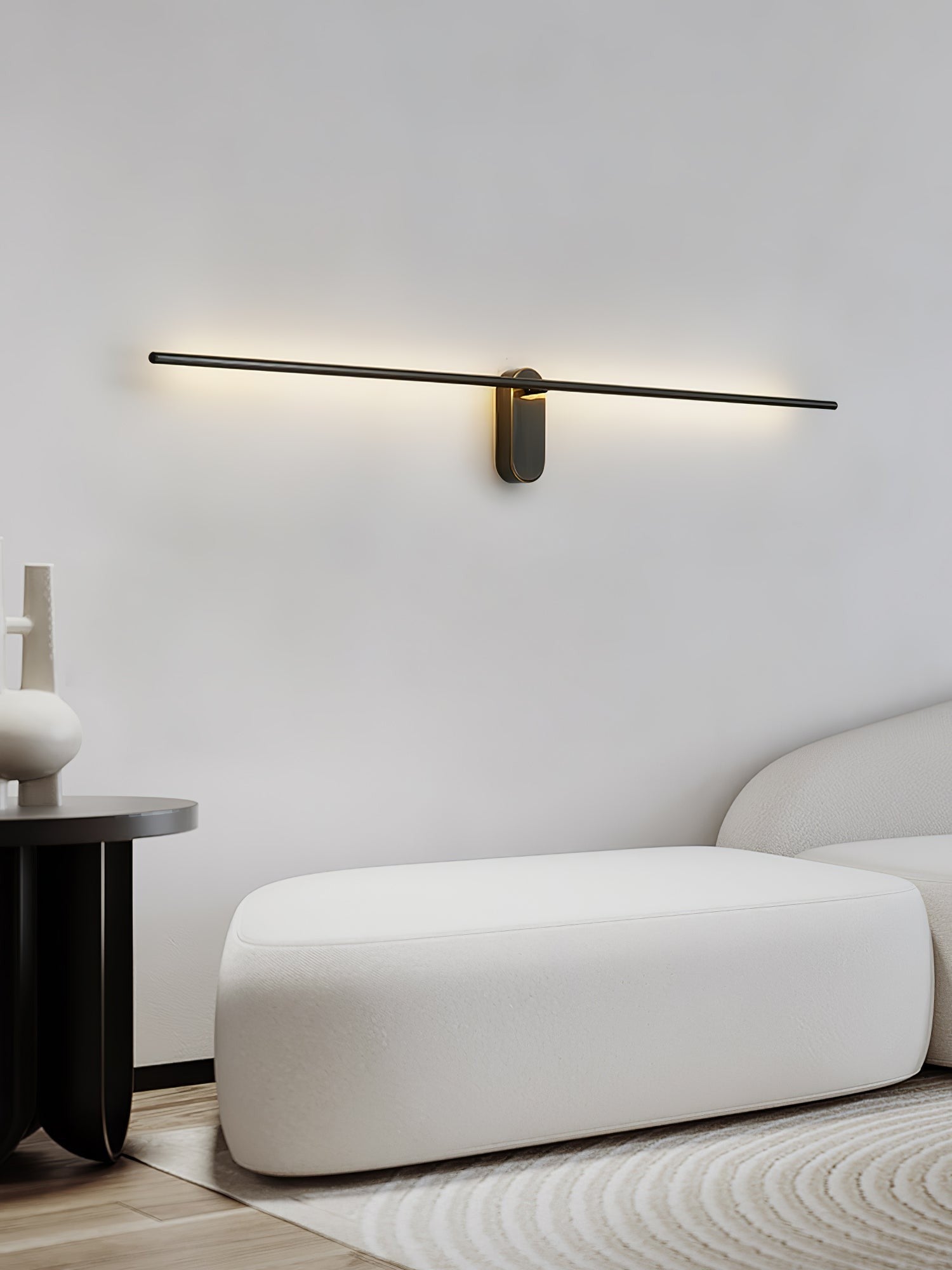Linear Brass Wall Light, Bedroom Wall Sconce, detail 54