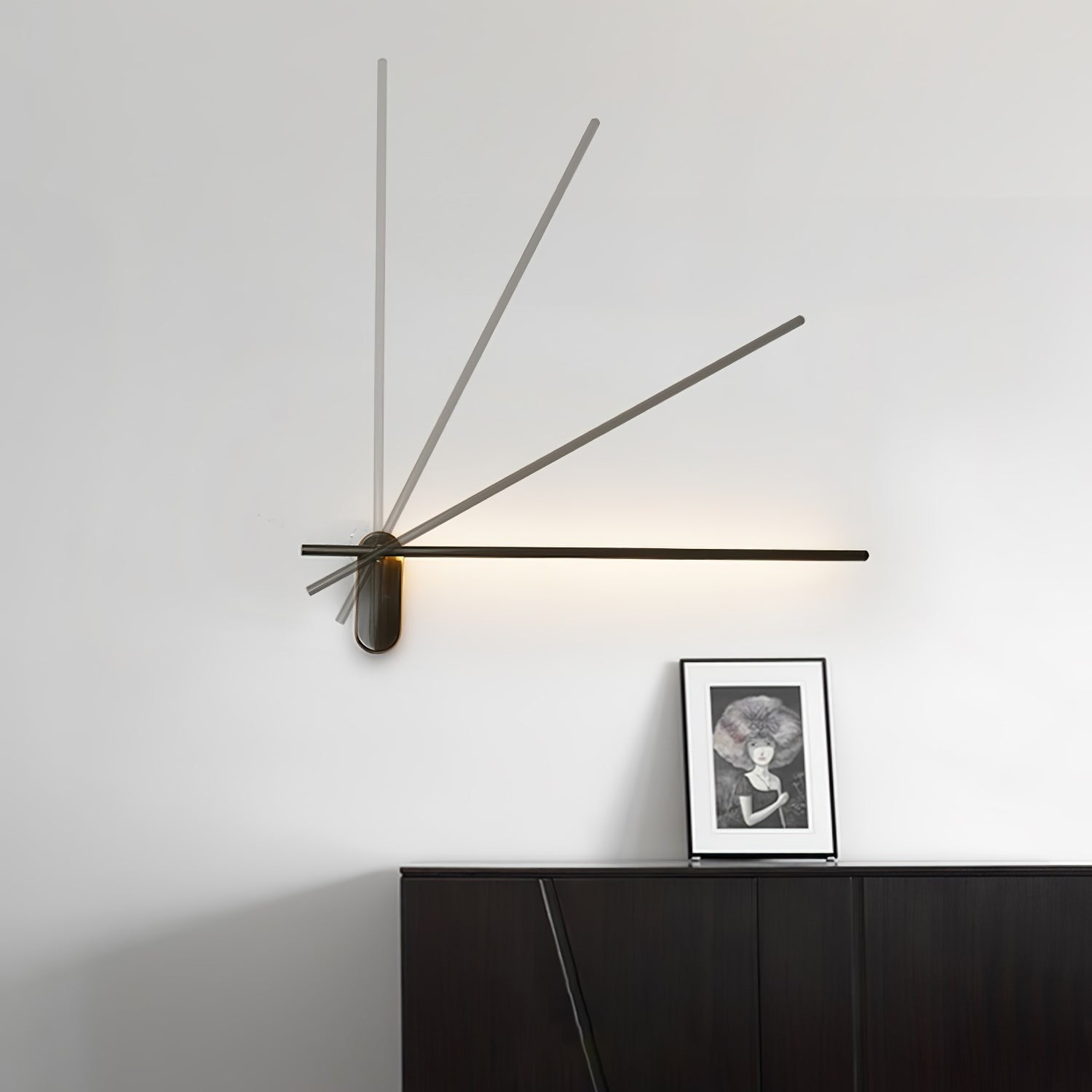 Linear Brass Wall Light, Bedroom Wall Sconce, detail 58