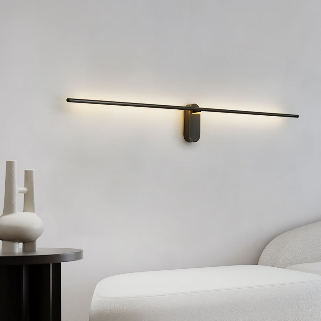 Linear Brass Wall Light, Bedroom Wall Sconce, detail 71