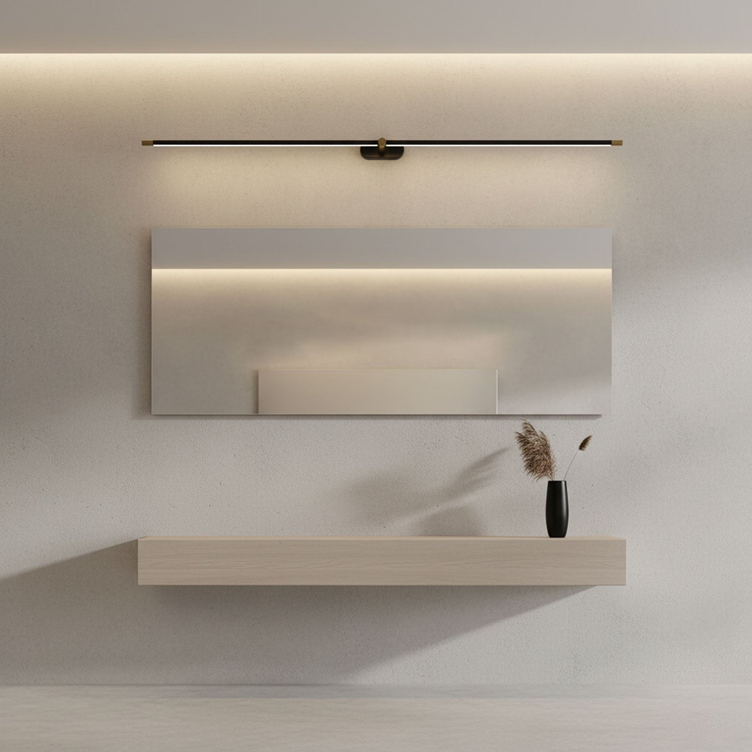 Linear Rechargeable LED Wall Light, Bathroom Wall Sconce, detail 11