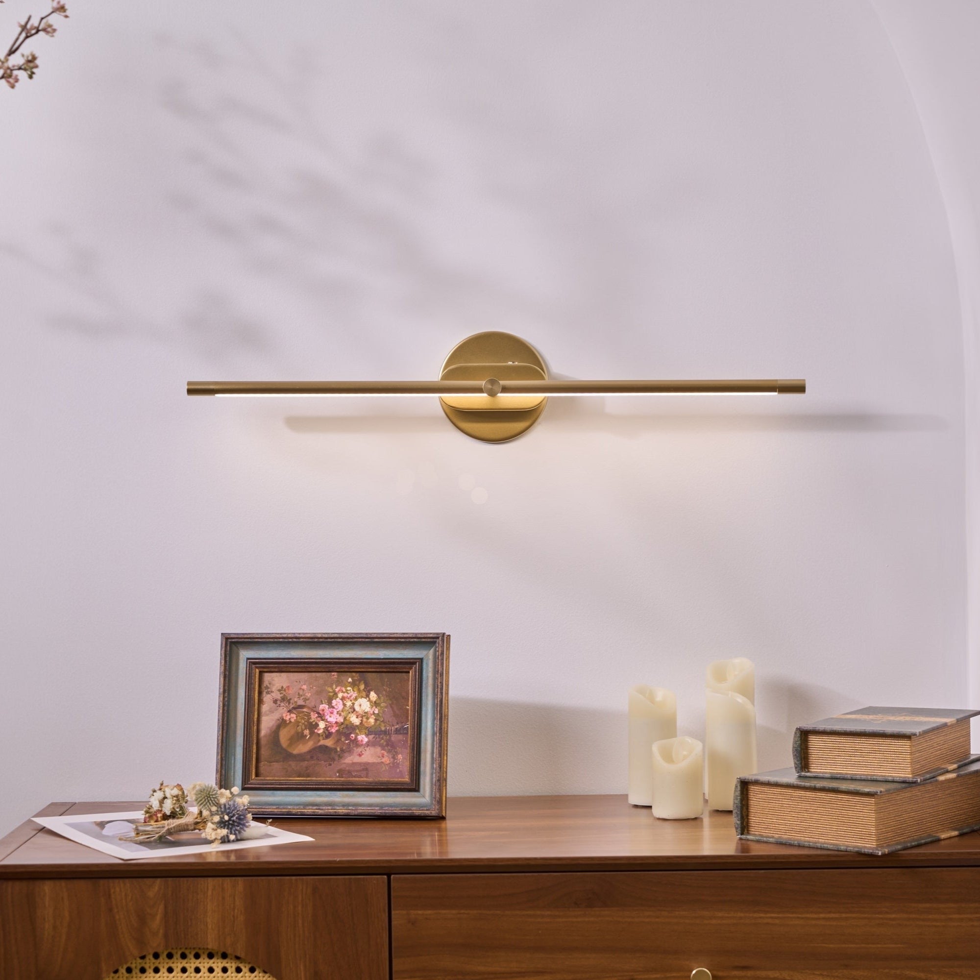 Linear Rechargeable LED Wall Light, Bathroom Wall Sconce, detail 18