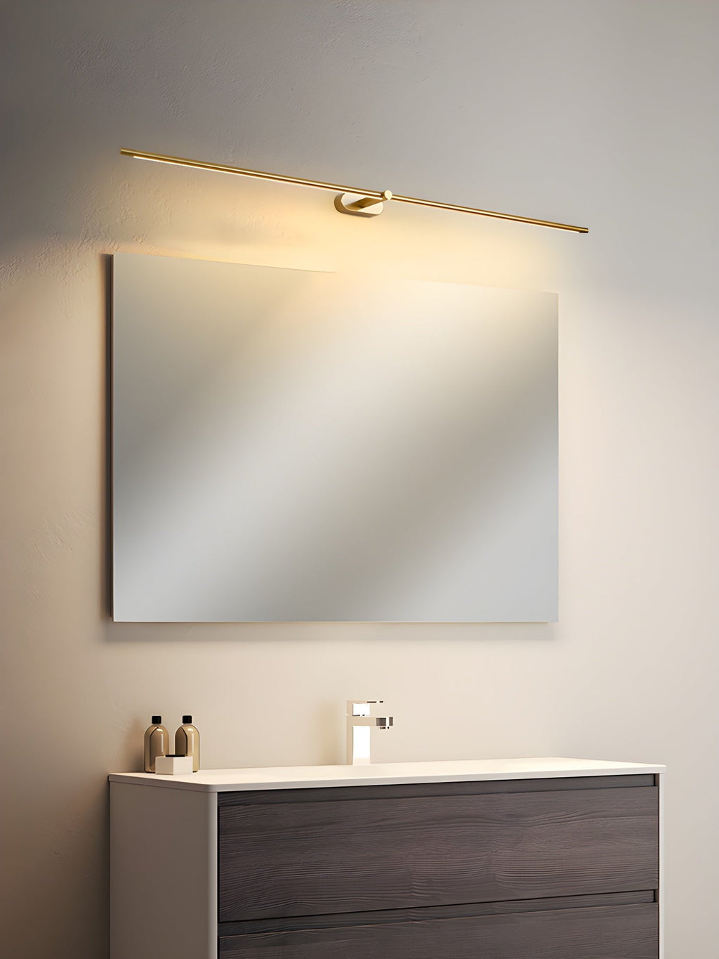 Linear Rechargeable LED Wall Light, Bathroom Wall Sconce, detail 23