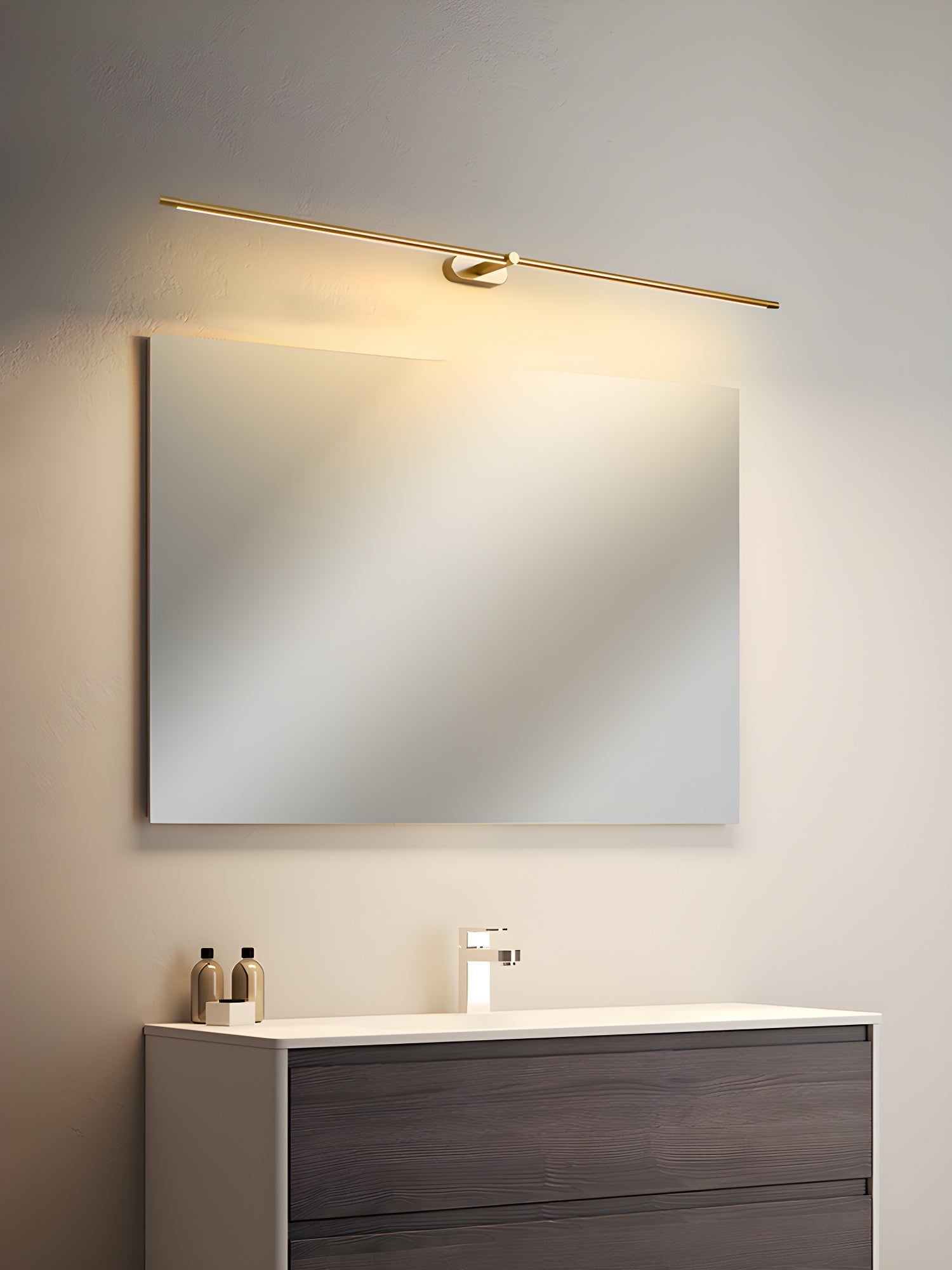 Linear Rechargeable LED Wall Light, Bathroom Wall Sconce, detail 23