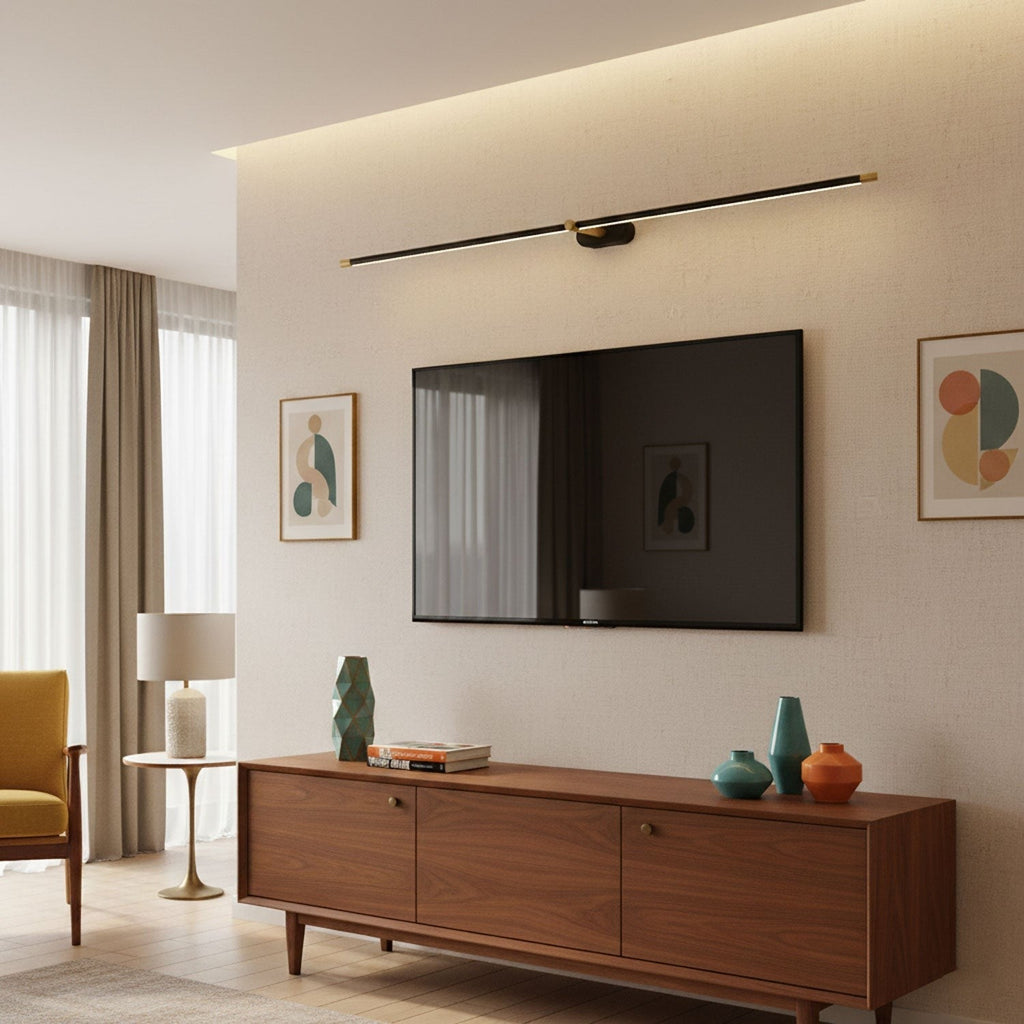 Linear Rechargeable LED Wall Light, Bathroom Wall Sconce, detail 7