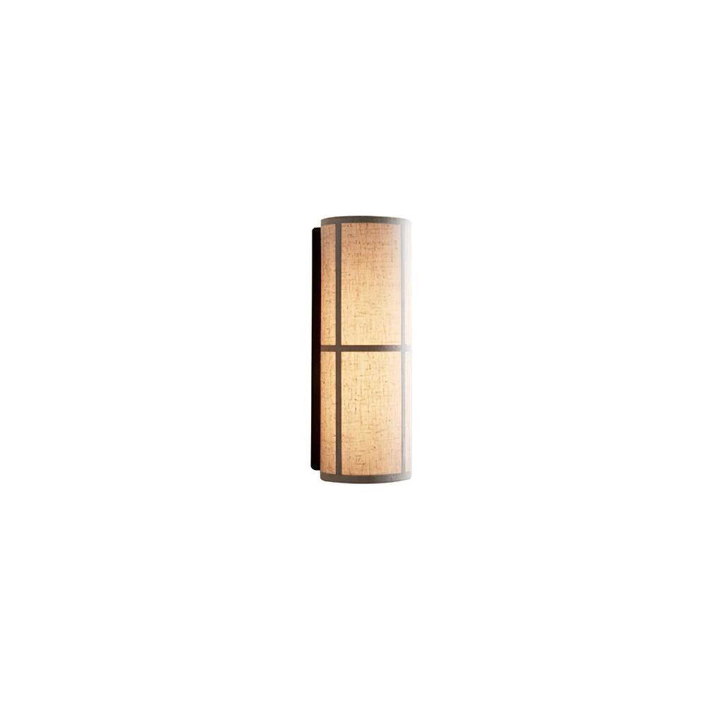 LinenGlow Cylinder Wall Light, Plug-In Wall Sconce, detail 11