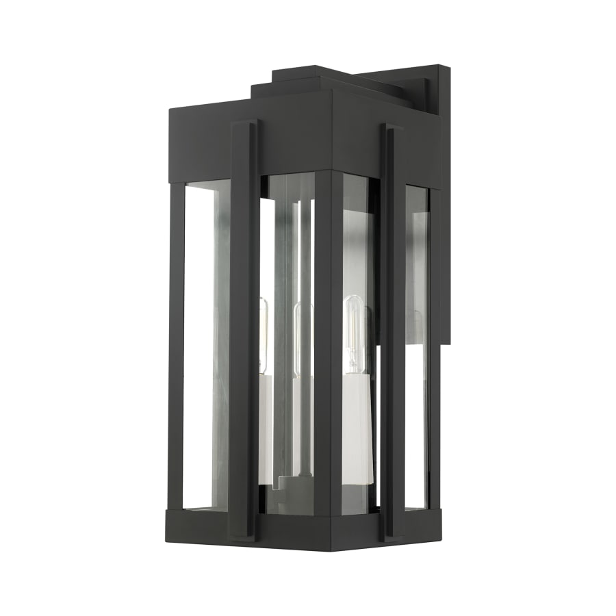 Lexington 3 Light 18" Tall Exterior Wall Light, Outdoor Wall Light, detail 2