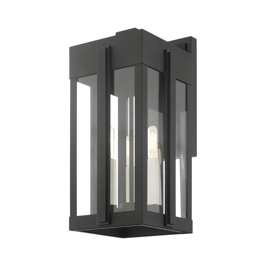 Lexington 3 Light 18" Tall Exterior Wall Light, Outdoor Wall Light, detail 4