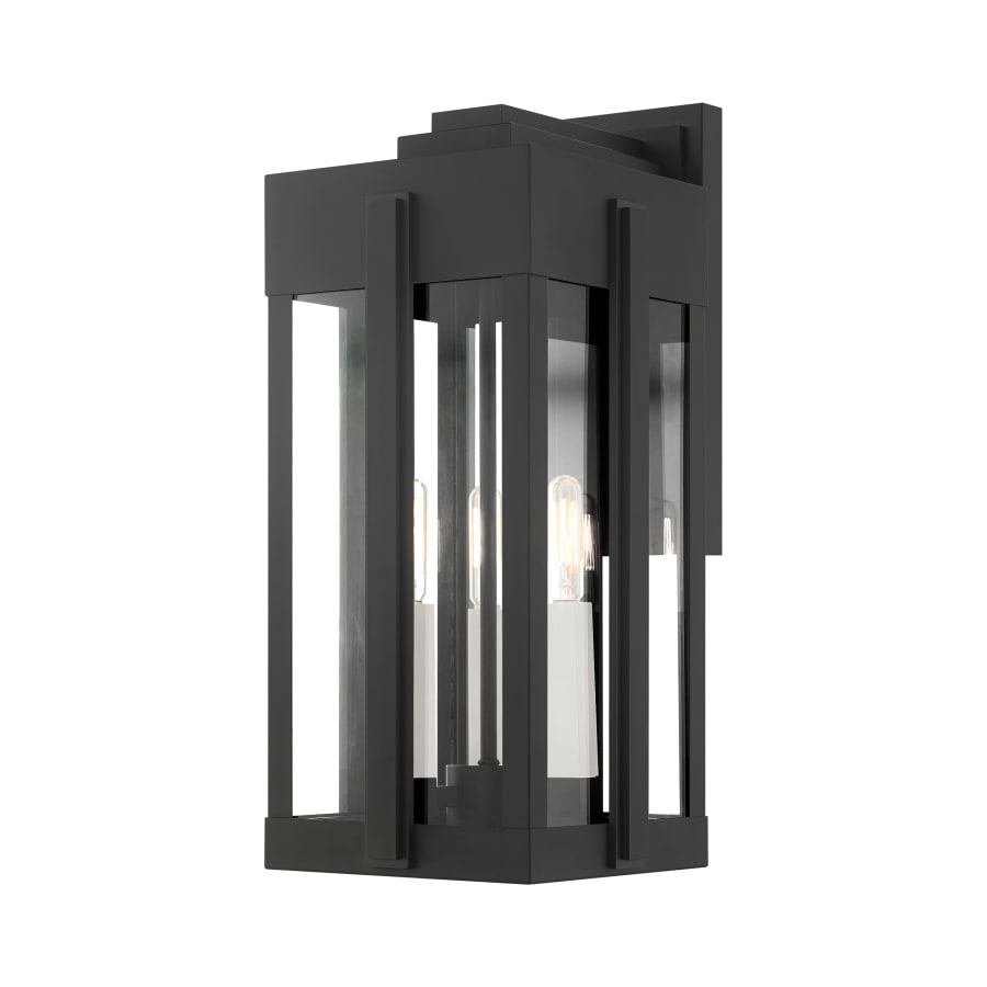 Lexington 3 Light 18" Tall Exterior Wall Light, Outdoor Wall Light, detail 8