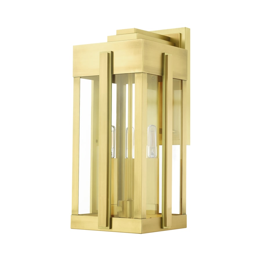 Lexington 3 Light 18" Tall Exterior Wall Light, Outdoor Wall Light, detail 10