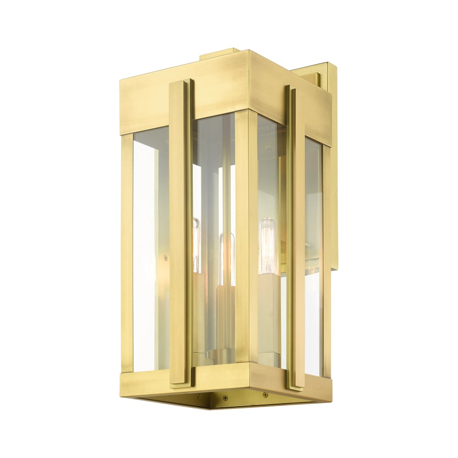 Lexington 3 Light 18" Tall Exterior Wall Light, Outdoor Wall Light, detail 12