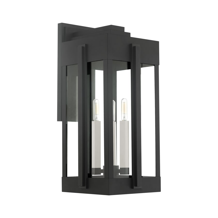 Lexington 3 Light 23" Tall Exterior Wall Light, Outdoor Wall Light, detail 2