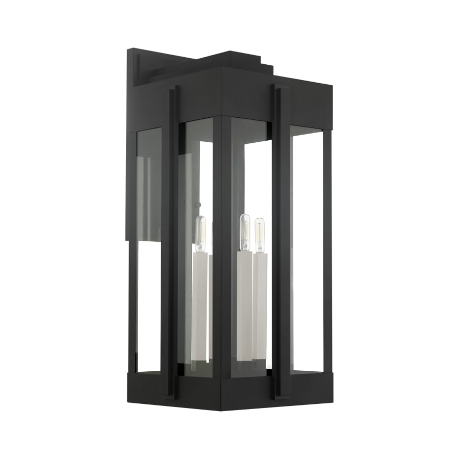 Lexington 4 Light 29" Tall Exterior Wall Light, Outdoor Wall Light, detail 2