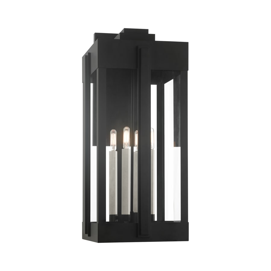Lexington 4 Light 29" Tall Exterior Wall Light, Outdoor Wall Light, detail 3