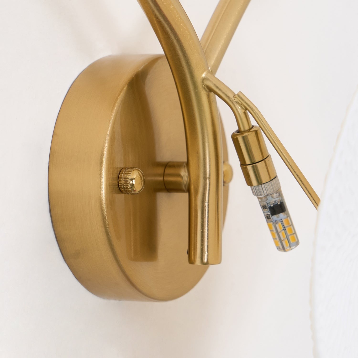 Lotus Cascade Ceramic Wall Light, Hardwired Wall Sconce, detail 28