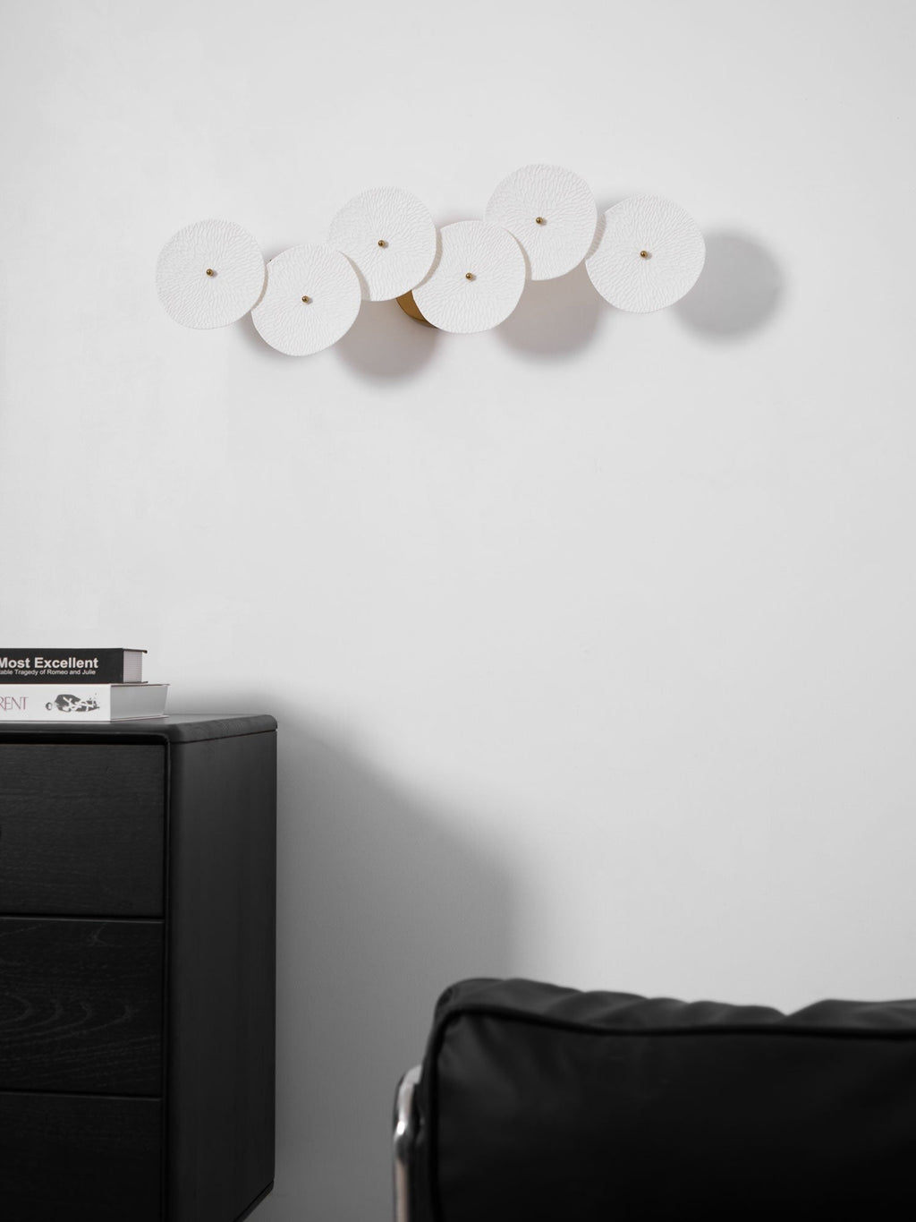 Lotus Cascade Ceramic Wall Light, Hardwired Wall Sconce, detail 49