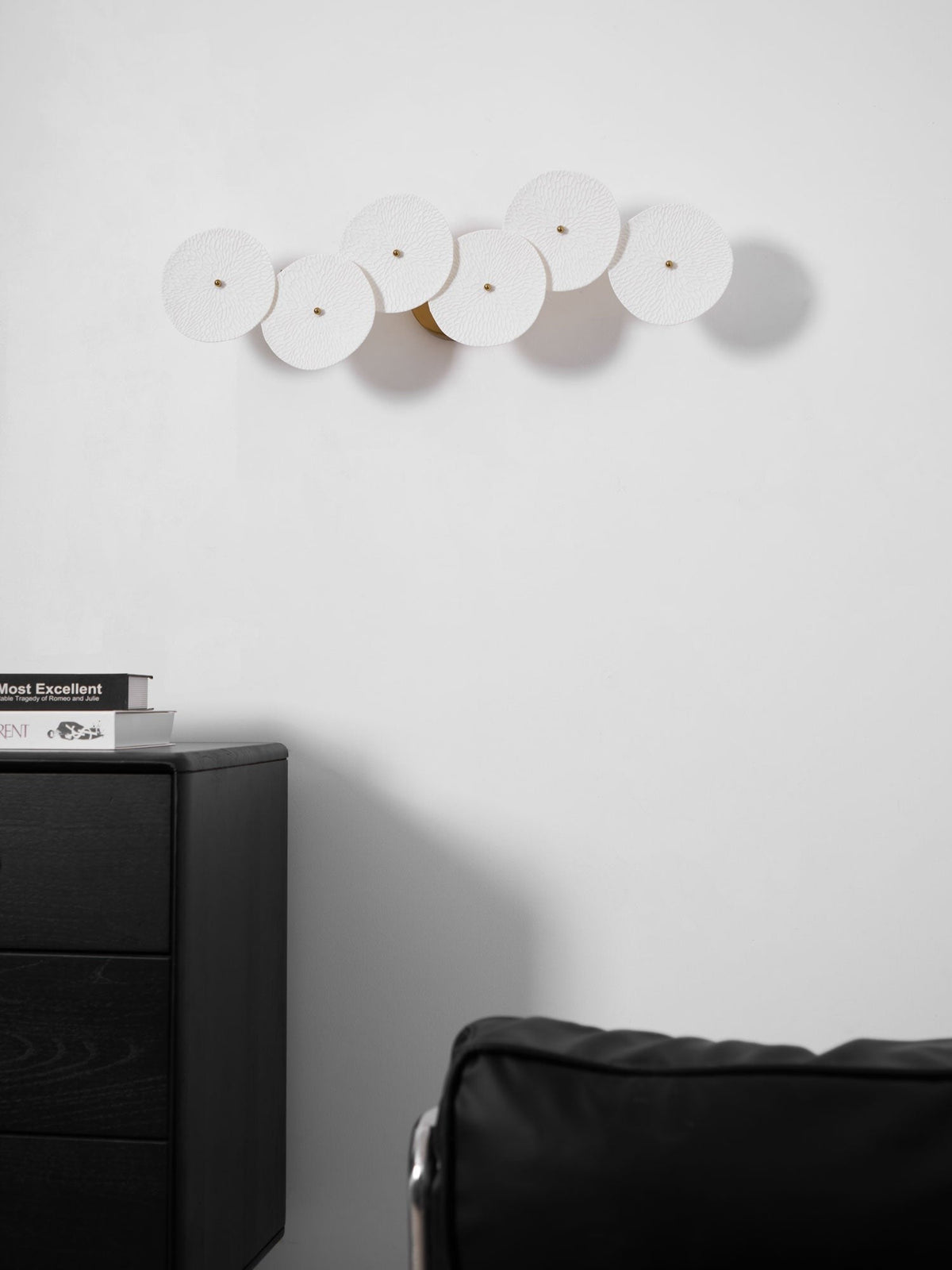Lotus Cascade Ceramic Wall Light, Hardwired Wall Sconce, detail 49