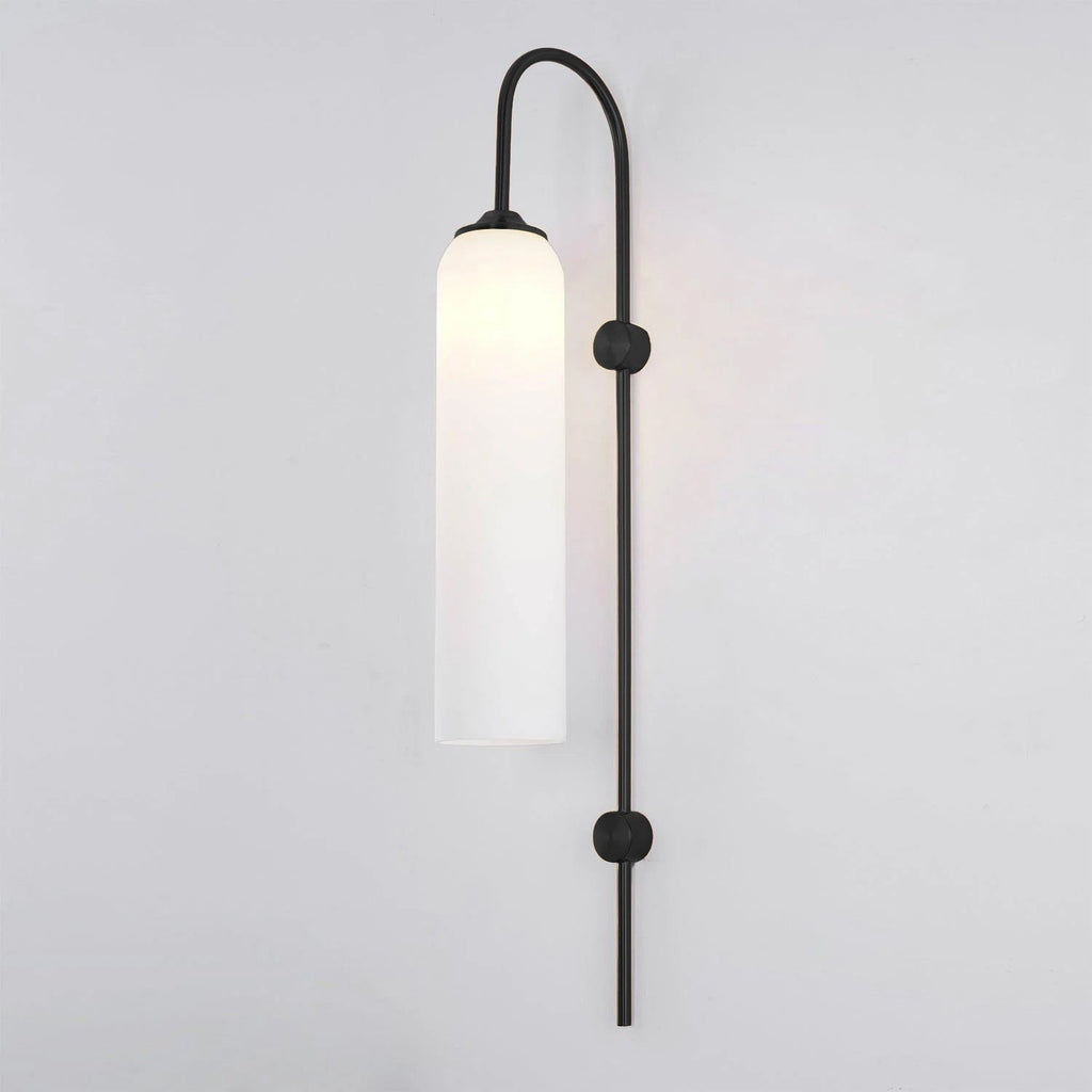 Lumea Frosted Glass Wall Light, Hardwired Wall Sconce, detail 11
