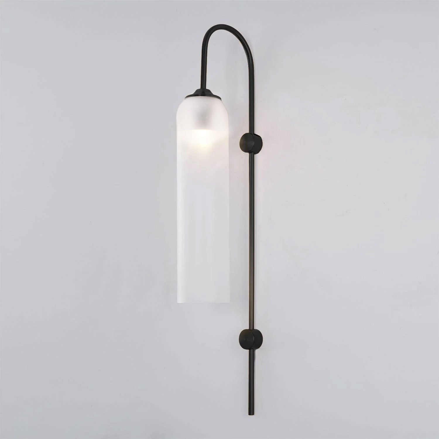 Lumea Frosted Glass Wall Light, Hardwired Wall Sconce, detail 13