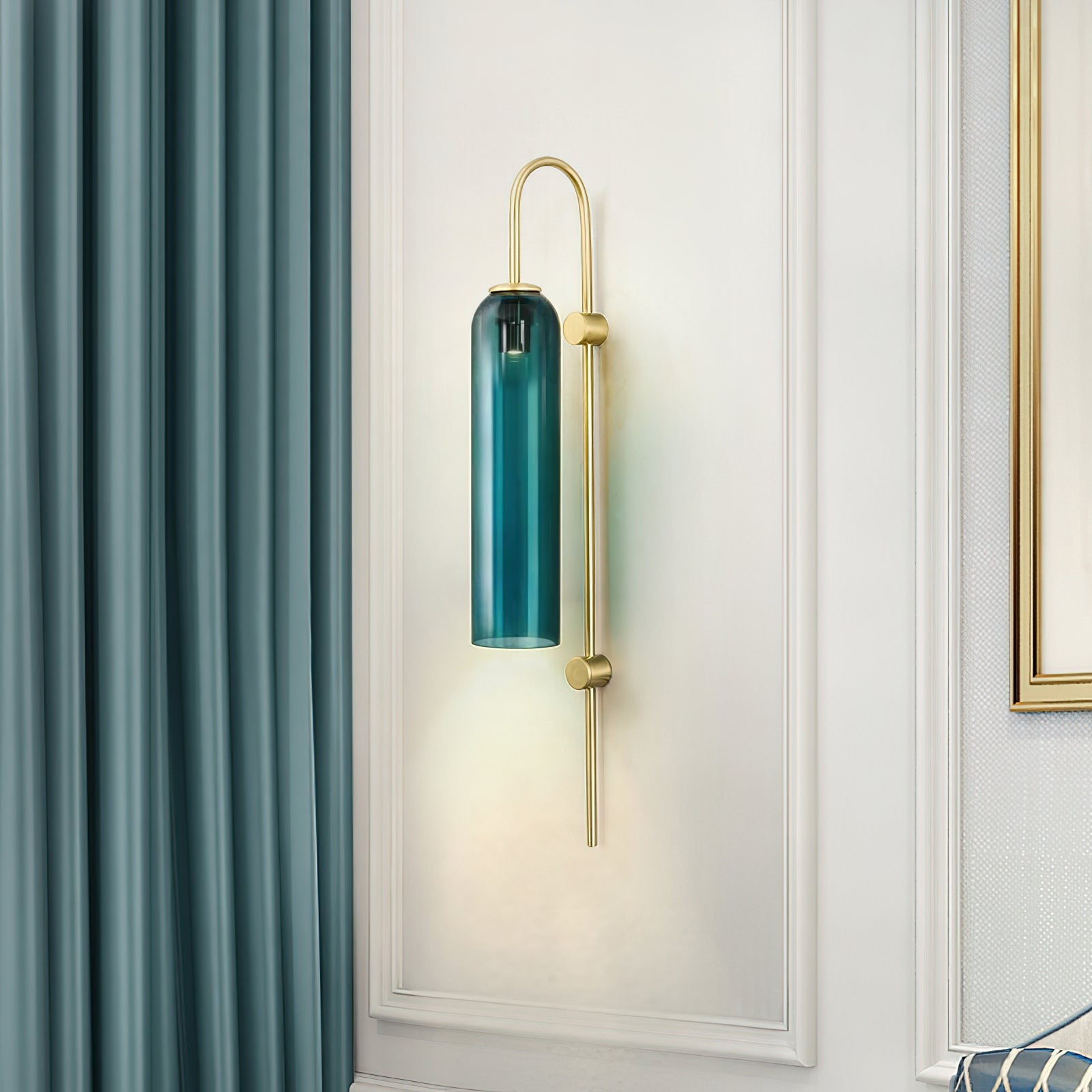 Lumea Frosted Glass Wall Light, Hardwired Wall Sconce, detail 17